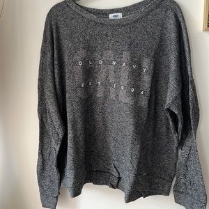 EUC Old Navy Black Long Sleeve Sweatshirt Women’s XXL